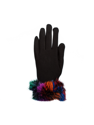 Дамски ръкавици, Дамски ръкавици Sama черен цвят - Kalapod.bg